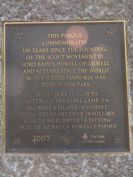 File:2007 Plaque on Jamboree Stone Sutton Park.jpeg