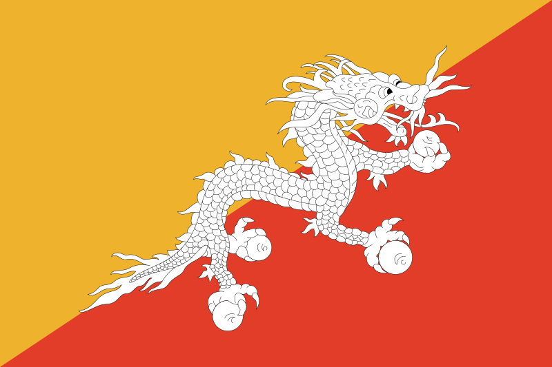 File:Flag of Bhutan.svg