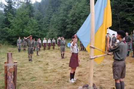 File:Scouting in Ukraine camp held by Plast.jpg