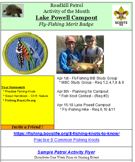 Fly-Fishing Merit Badge Activity Planner - ScoutWiki