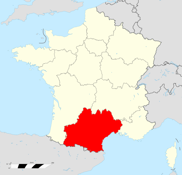 File:Languedoc-Roussillon-Midi-Pyrénées region locator map.svg