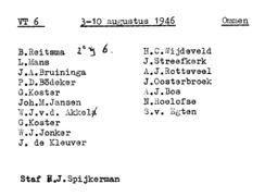 1946, Zesde Voortrekkers