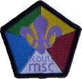 Insigne du label scout, version MSC