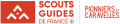 Logo issu de l'identité visuelle commune des SGDF de 2019