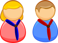 File:Icon girl guide and boy scout.svg