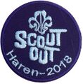 Deelnemersbadge Scout Out 2018