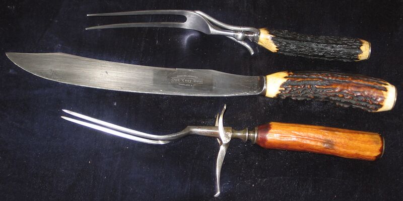 File:Old carving knife and forks.JPG