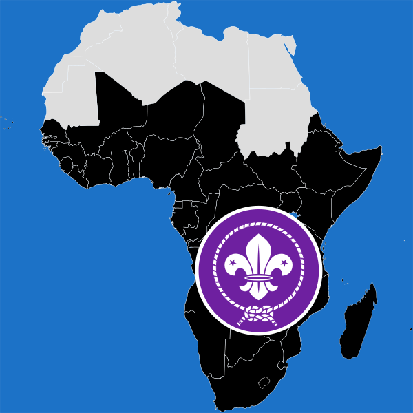 File:Africa Scout Region (World Organization of the Scout Movement).svg
