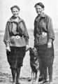 Péronne en Constance Arntzenius rond 1925