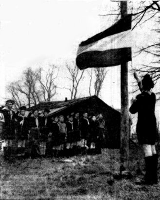 Opening 3 februari 1951 van het troephuis bij het Katerveer