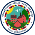 Insigne du camp Pionniers et caravelles 2023 (Groupe de Kerbonne à Brest)