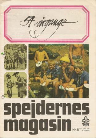 Den sidste udgave af Spejdernes magasin: 1970 nummer 8.