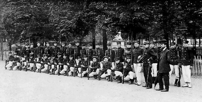 File:28e Fête annuelle de l'Union des Sociétés de Préparation Militaire de France en 1910 à Paris..jpg